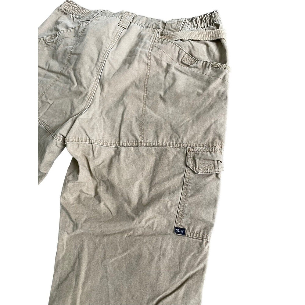5.11 511 Tactical Series Cargo Pants 40x34 Khaki Beige Work Rip Stop - Picture 5 of 5
